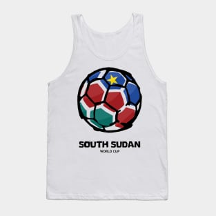 South Sudan Football Country Flag Tank Top